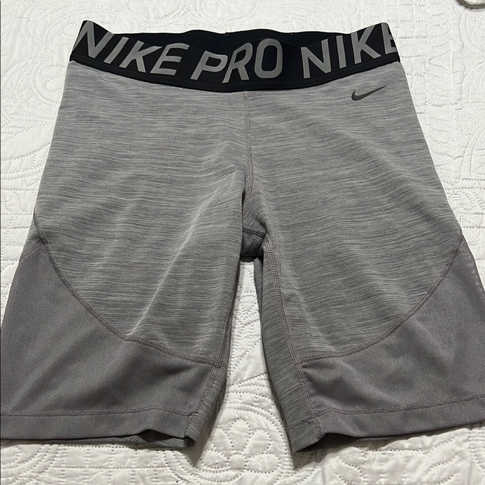Nike Pro Gray Athletic Shorts